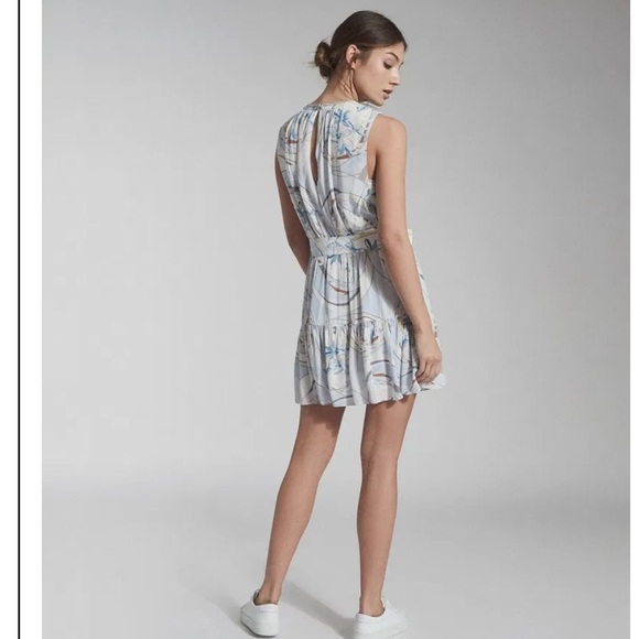 Reiss Vienna Swirl Dress sz 6 - Picture 5 of 9